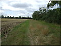 Footpath towards Wood End Farm