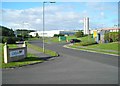 NZ4050 : Shiny silos at Seaham Grange Industrial Estate by Antony Dixon