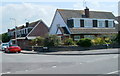 Houses on the corner of The Orchard and Elm Tree Road, Locking