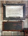 St Peter, Market Bosworth - Wall monument