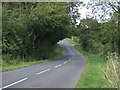 Twisty road towards Riseley