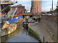 SJ8397 : Deansgate Locks, Rochdale Canal by David Dixon
