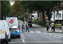 TQ2683 : The Beatles Abbey Road zebra crossing by Thomas Nugent