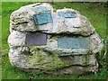 Family gravestone in the churchyard at Kettlewell.