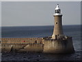 NZ3869 : Tynemouth Pier Lighthouse by Colin Smith