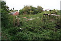 Three stages of a footpath across the back of Grimoldby: Stage Three