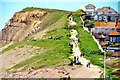 West Bay: Coastal path leading westwards