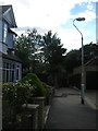 Wharncliffe Gardens, SE19: footpath to Wharncliffe Road