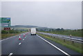 NY6126 : Cones on the A66 by N Chadwick