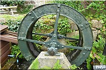 SW4538 : Zennor Museum - wheel by Ashley Dace