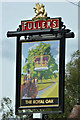 SU8900 : The Royal Oak inn sign by Robin Webster