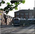 Tram turning into Radford Road