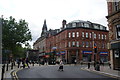 The junction of Knowsley Street and Deansgate