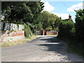 Sharp bends on Marsh Lane by Manor Farm