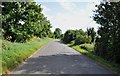 A view southwards along Rooks Nest Lane, Therfield