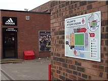 NJ9407 : Welcome to Pittodrie Stadium by Colin Smith