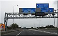 Gantry over the M57