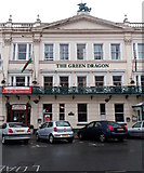 SO5039 : Green dragon on top of The Green Dragon Hotel, Hereford by Jaggery
