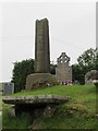 The remnants of the High Cross in the grave yard of the Sacred Heart Church, 