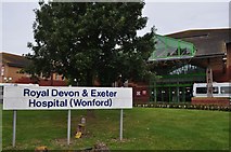 SX9391 : Exeter : Royal Devon & Exeter Hospital by Lewis Clarke