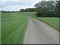 Road from Viewly Hill Farm to High Worsall