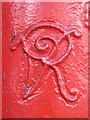 Victorian postbox, Dyke Road / Bath Street, BN1 - royal cipher