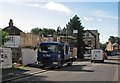 Building work at the corner of Coleridge Road