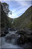 NT1814 : Small waterfalls in the Tail Burn under the Grey Mare's Tail by Ross