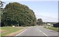 Road junction for Crowle at Broughton Hackett