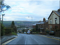 SD6210 : Station Road with Winter Hill beyond by Colin Pyle