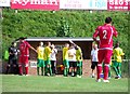 Water break, the Enclosed Ground, home of Whitehawk FC