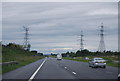 Pylons crossing the M6