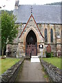 Main entrance to Weem Parish Church