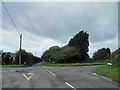 Roads crossing Wembury Lane