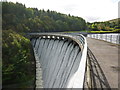 NO0003 : Looking back across the dam at Castlehill Reservoir by Alan O'Dowd
