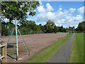 Abandoned tennis courts