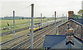 Site of Copmanthorpe station, with Up High Speed Train, 1988