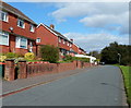 Houses near the top end of Vancouver Drive, Newport