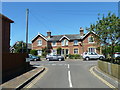 Looking from School Lane into the High Street