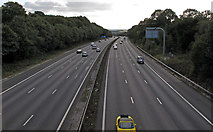 TL4802 : Looking south over the M25 by Roger Jones