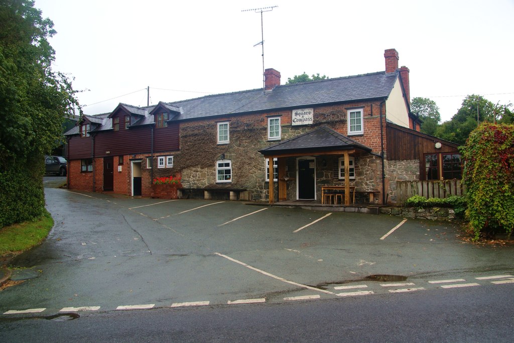 The Square & Compass, Cilcewydd © Bill Boaden :: Geograph Britain and ...