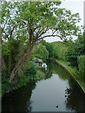 SP1780 : Grand Union Canal at Catherine de Barnes, Solihull by Roger  D Kidd