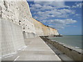 TQ4100 : Undercliff Walk at Peacehaven by Paul Gillett