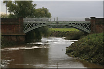 SO8352 : The 'new' Powick bridge from the old Powick bridge by Chris Allen