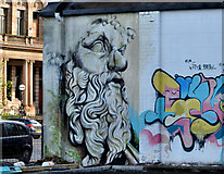 J3474 : Mural, Corporation Street, Belfast (5) by Albert Bridge