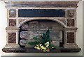 Church of St Peter & St Paul, Bishops Hull - Fowell family monument (2) detail