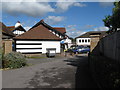 Approach road to Windmill Court Barnham