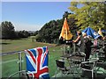 From the Clubhouse balcony - Coombe Wood Golf Club