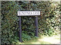 Buntings Lane sign