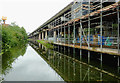 Canal and M6 flyover near Gravelly Hill, Birmingham